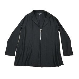 Jason USA Black Top Lagenlook Layering Grunge Whimsigoth Dark Fairy Blazer Mediu